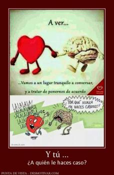 Y tú ... ¿A quién le haces caso?