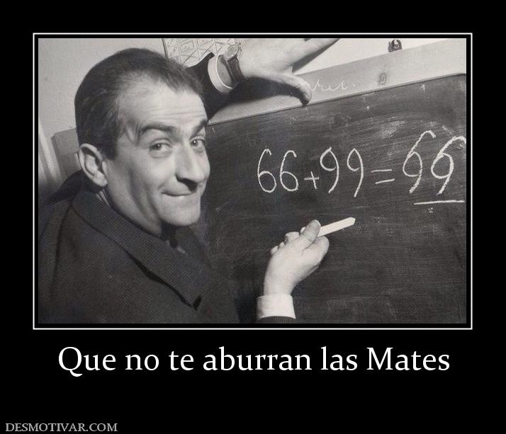 Que no te aburran las Mates