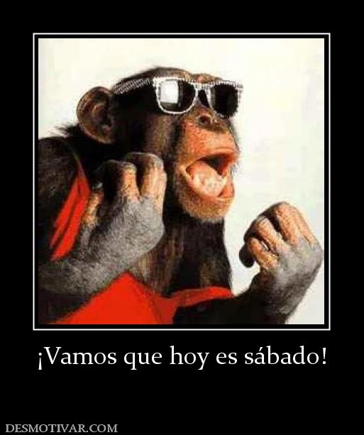 ¡Vamos que hoy es sábado!