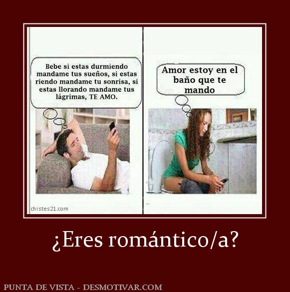 ¿Eres romántico/a?