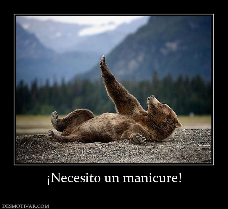 ¡Necesito un manicure!