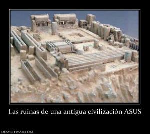Las ruinas de una antigua civilización