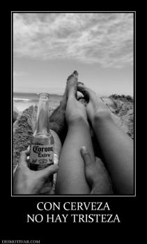 CON CERVEZA NO HAY TRISTEZA