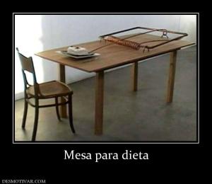 Mesa para dieta