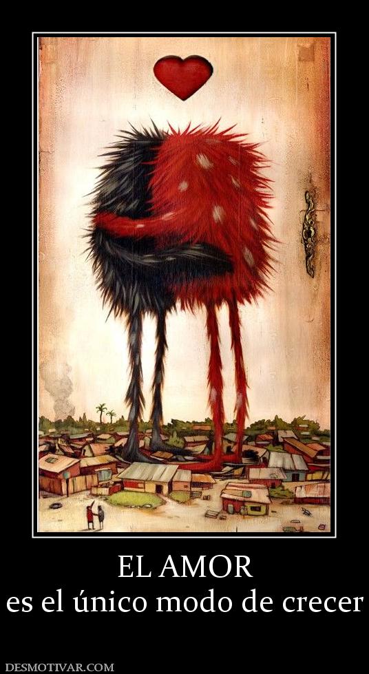 EL AMOR es el único modo de crecer