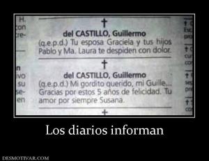 Los diarios informan