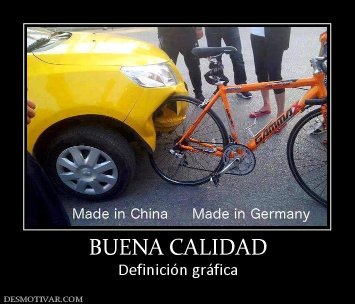 BUENA CALIDAD Definición gráfica