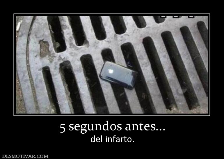 5 segundos antes... del infarto.