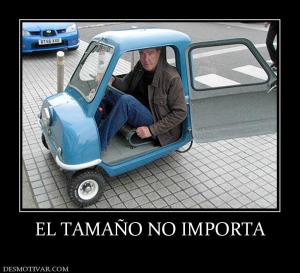EL TAMAÑO NO IMPORTA