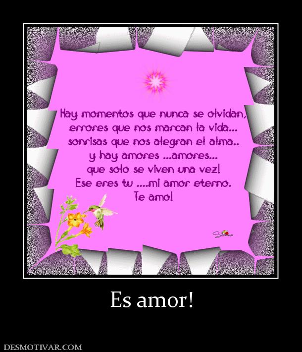 Es amor!