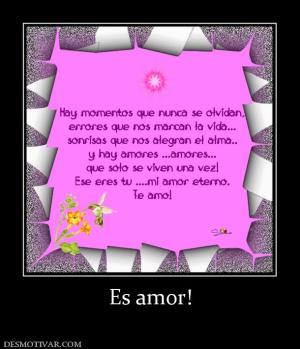 Es amor!