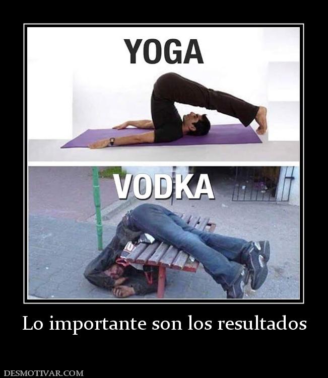Lo importante son los resultados