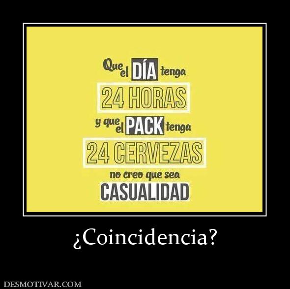 ¿Coincidencia?