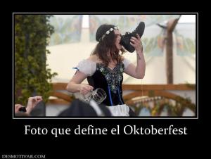 Foto que define el Oktoberfest