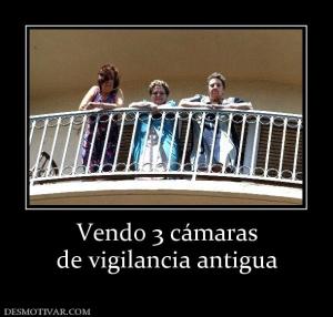 Vendo 3 cámaras de vigilancia antigua