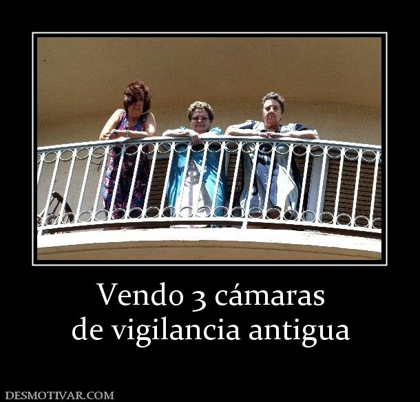 Vendo 3 cámaras de vigilancia antigua