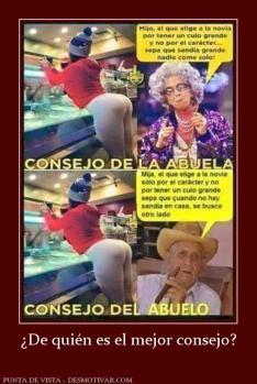 ¿De quién es el mejor consejo?