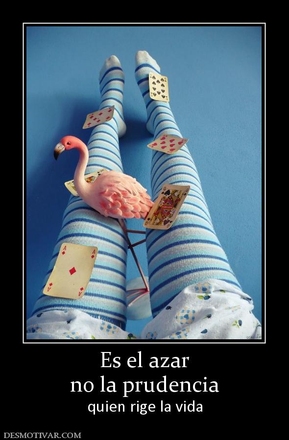 Es el azar no la prudencia quien rige la vida