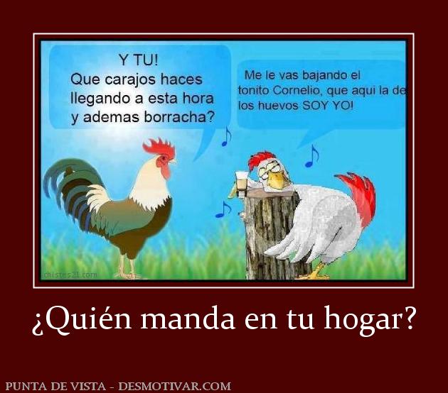 ¿Quién manda en tu hogar?