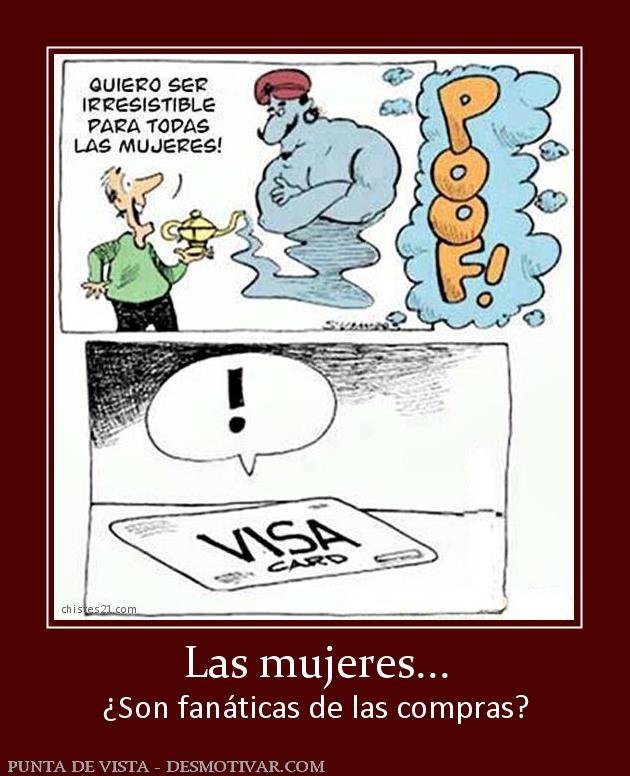 Las mujeres... ¿Son fanáticas de las compras?