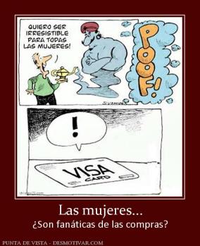 Las mujeres... ¿Son fanáticas de las compras?
