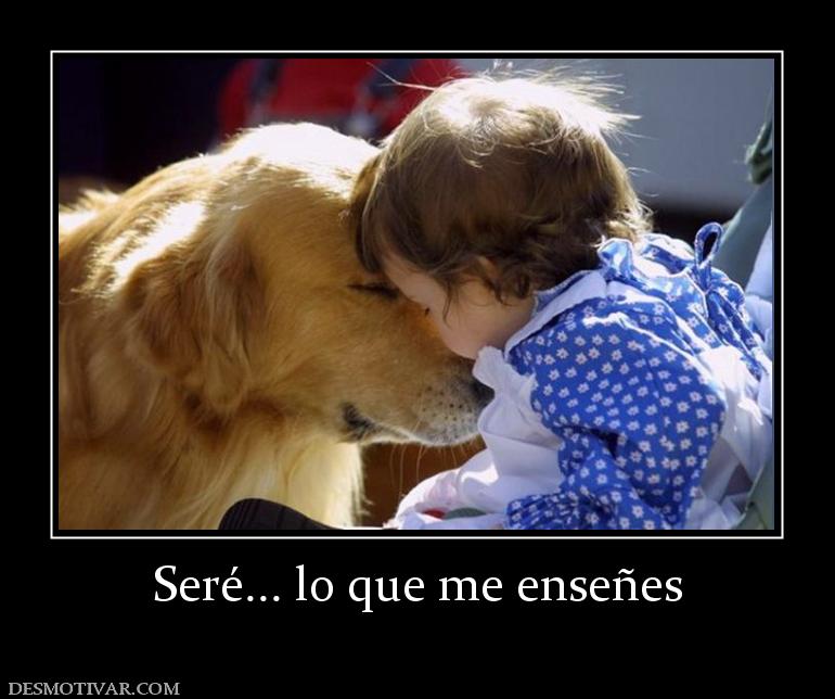 Seré... lo que me enseñes