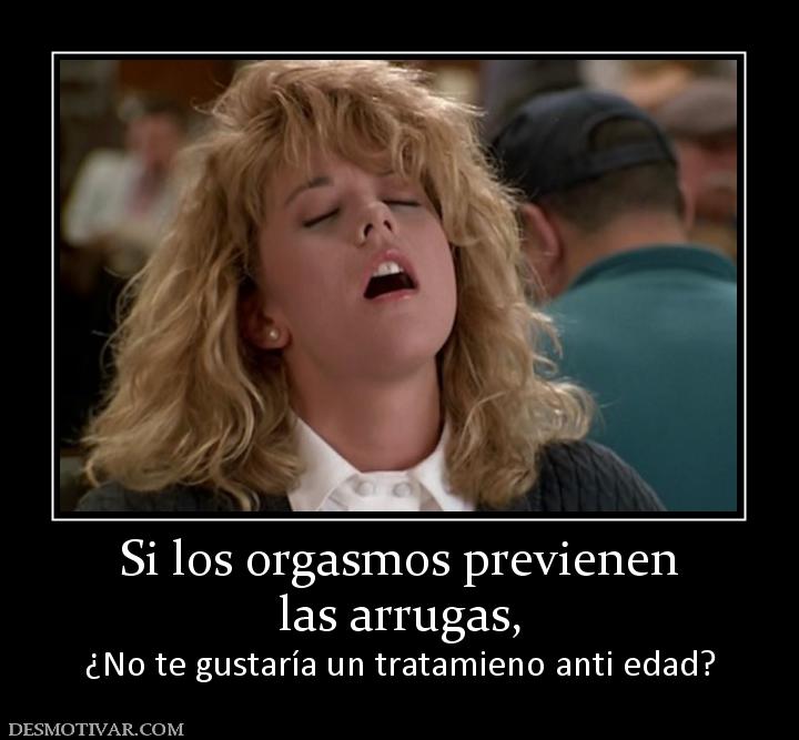 Si los orgasmos previenen las arrugas, ¿No te gustaría un tratamieno anti edad?