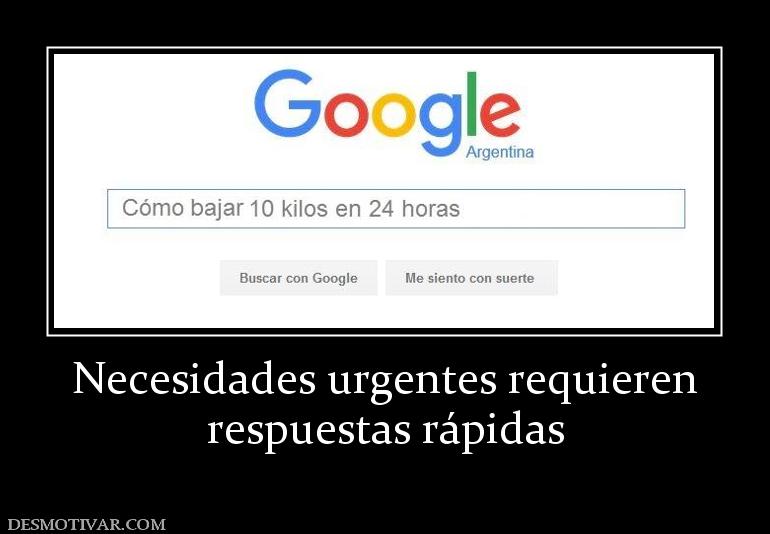Necesidades urgentes requieren respuestas rápidas