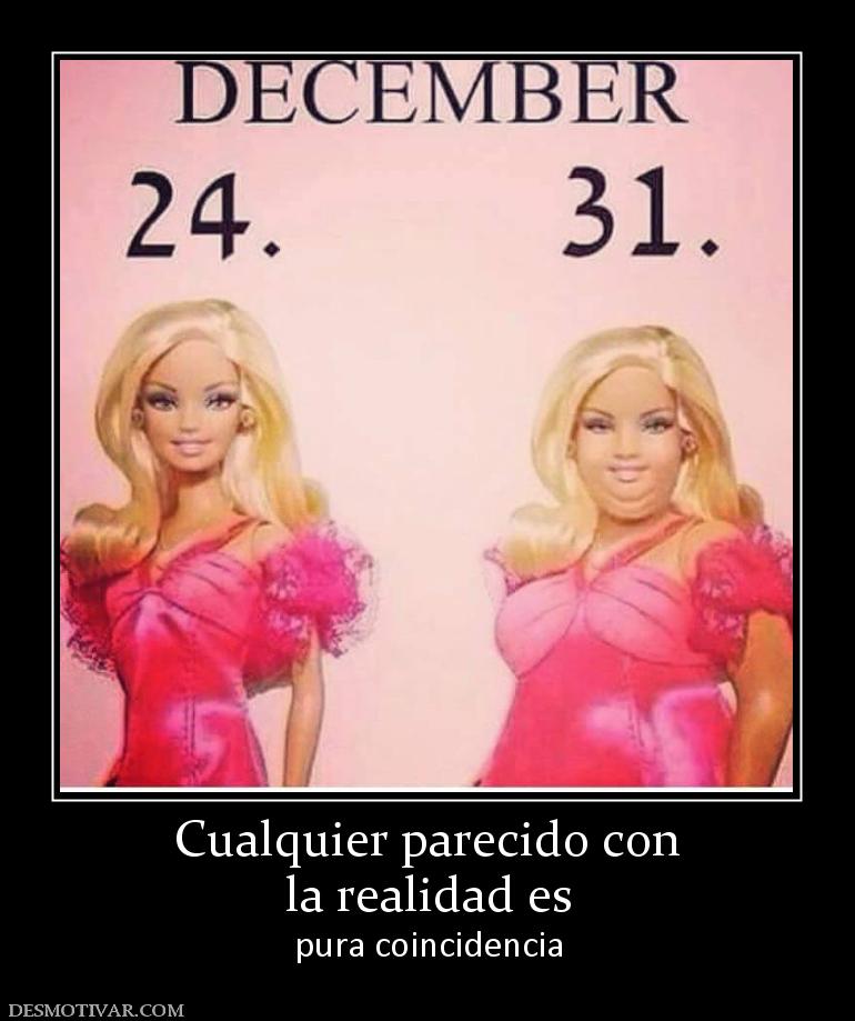 Cualquier parecido con la realidad es pura coincidencia