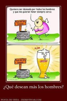 ¿Qué desean más los hombres?
