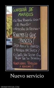 Nuevo servicio