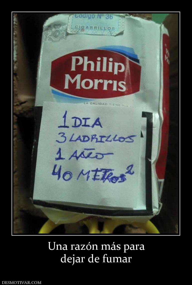 Una razón más para dejar de fumar