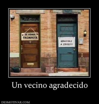Un vecino agradecido
