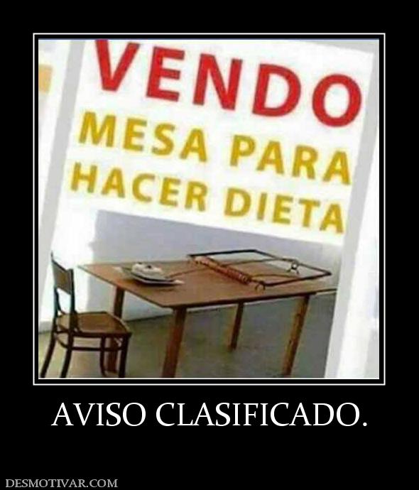 AVISO CLASIFICADO.
