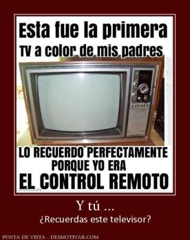 Y tú ... ¿Recuerdas este televisor?