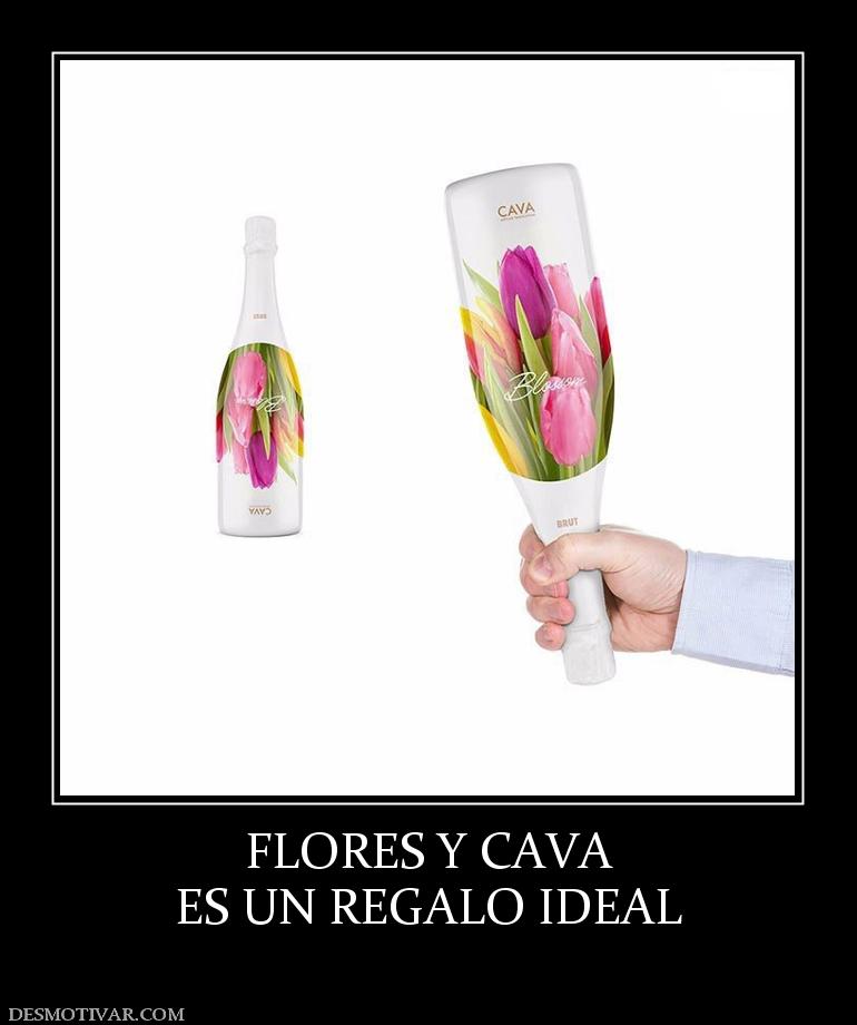 FLORES Y CAVA ES UN REGALO IDEAL