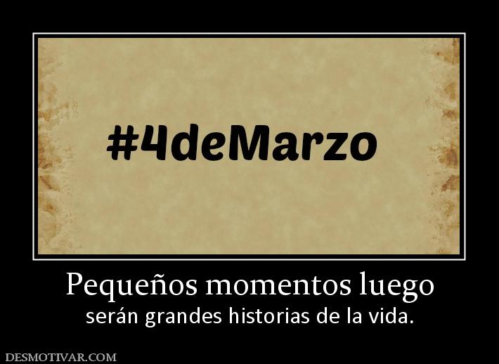 Pequeños momentos luego serán grandes historias de la vida.