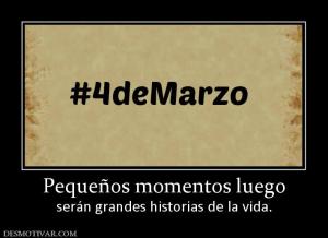 Pequeños momentos luego serán grandes historias de la vida.