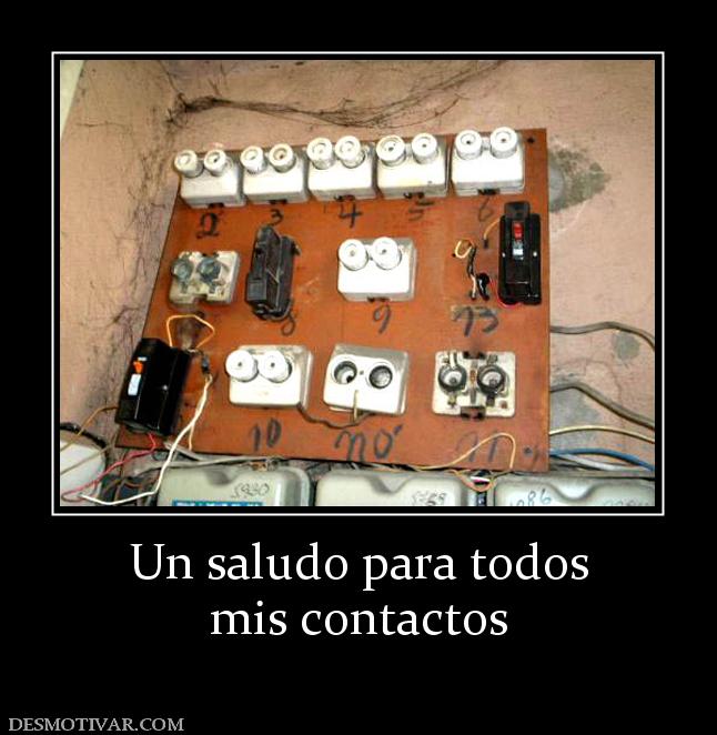 Un saludo para todos mis contactos