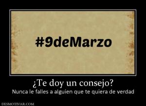¿Te doy un consejo? Nunca le falles a alguien que te quiera de verdad