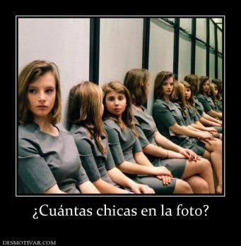 ¿Cuántas chicas en la foto?
