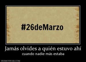 Jamás olvides a quién estuvo ahí cuando nadie más estaba