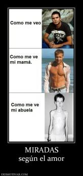 MIRADAS según el amor