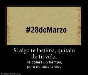 Si algo te lastima, quítalo de tu vida. Te dolerá un tiempo, pero no toda la vida