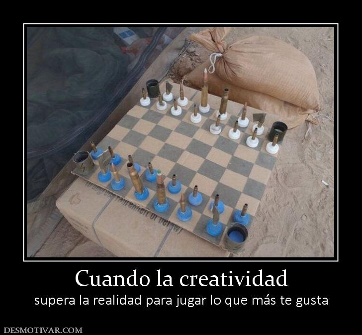 Cuando la creatividad supera la realidad para jugar lo que más te gusta