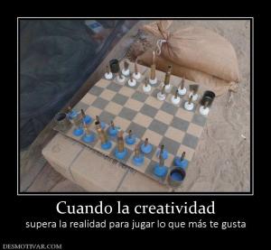 Cuando la creatividad supera la realidad para jugar lo que más te gusta