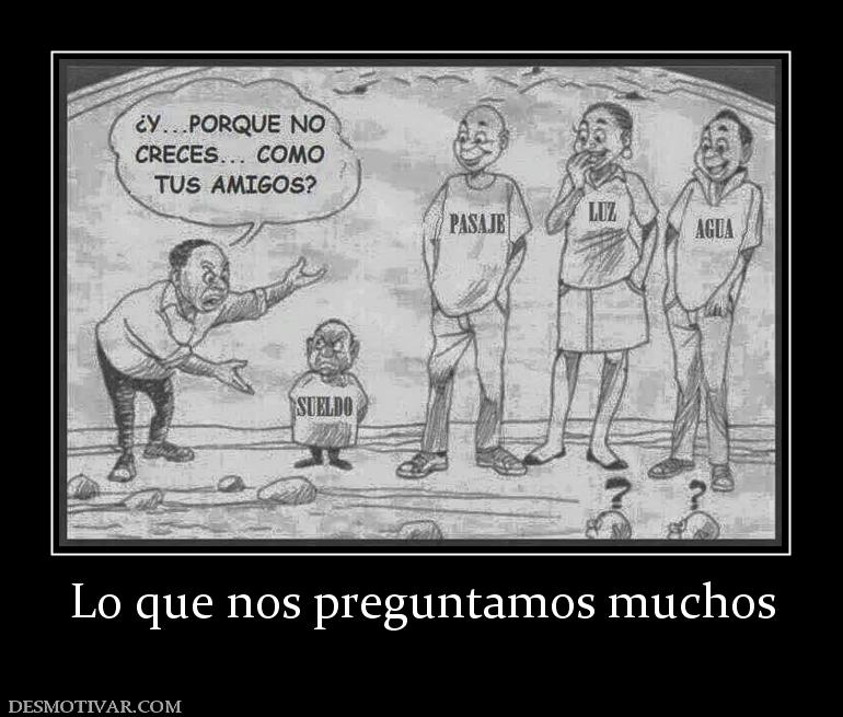 Lo que nos preguntamos muchos
