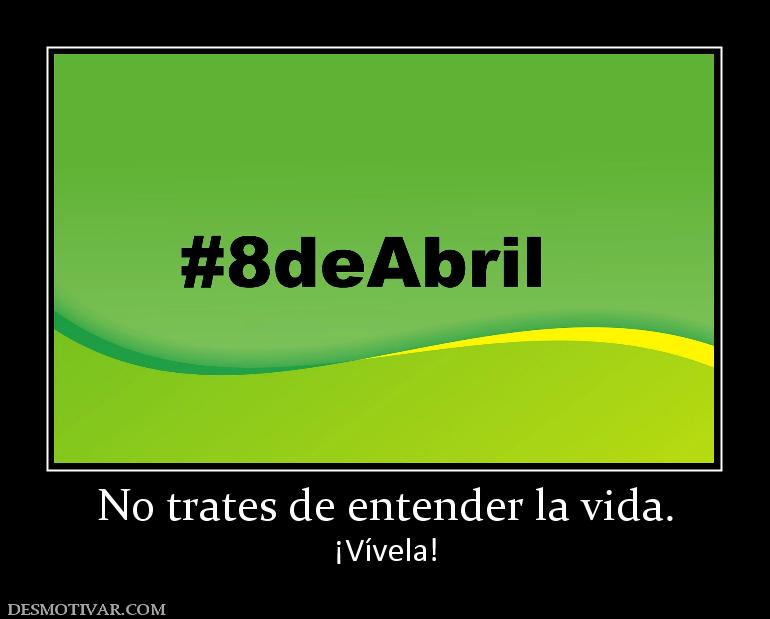 No trates de entender la vida. ¡Vívela!