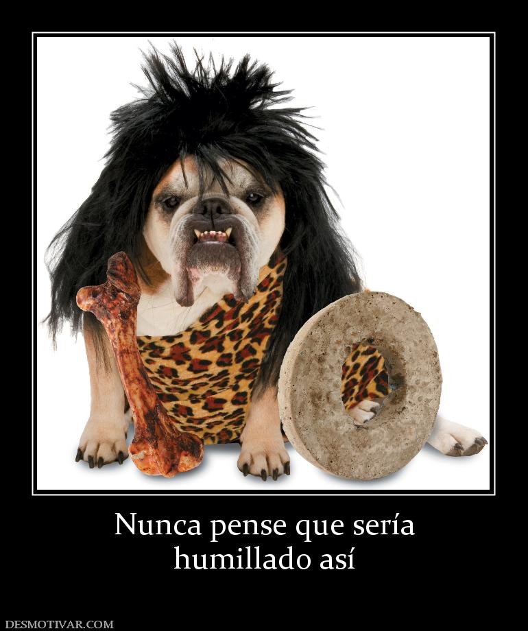 Nunca pense que sería humillado así