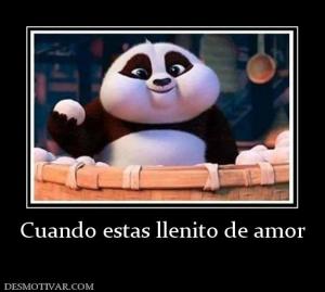 Cuando estas llenito de amor